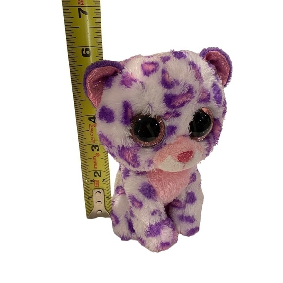 Ty Beanie Boos GLAMOUR 2012 6” JUSTICE Exclusive Glitter Eyes   No Heart Tag - Picture 9 of 9